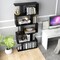 5-tier Bookshelf With Anti-toppling Device For Living Room Home Office
